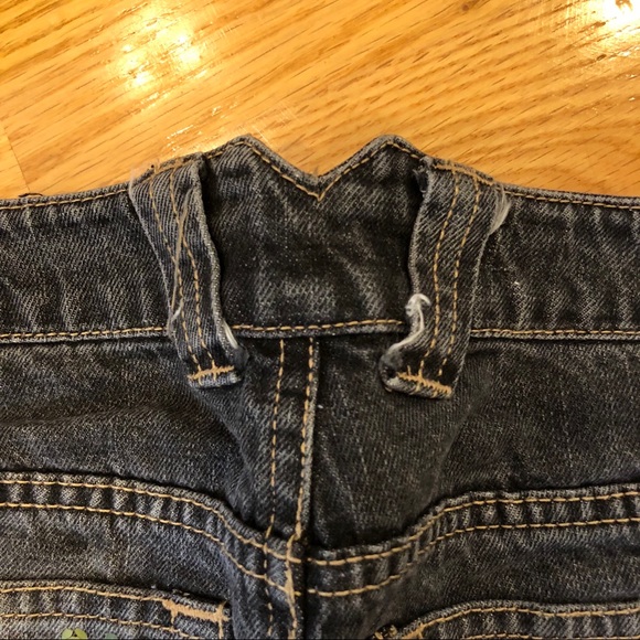 Size 10 Kids Dark Blue Bedazzled Jeans - Picture 6 of 6